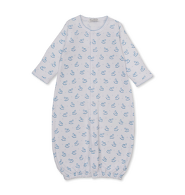 Kissy Kissy Gingham Rockers PRT Conv Gown, Lt Blue