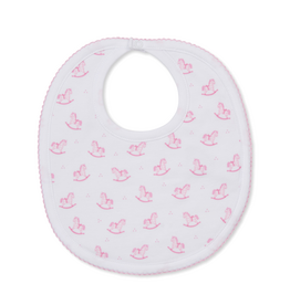 Kissy Kissy Gingham Rockers PRT Bib, Pink
