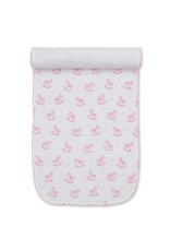 Kissy Kissy Gingham Rockers PRT Burp Cloth, Pink