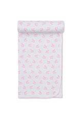Kissy Kissy Gingham Rockers PRT Blanket, Pink