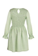 Gabby The Carla Shirred Dress, Aqua
