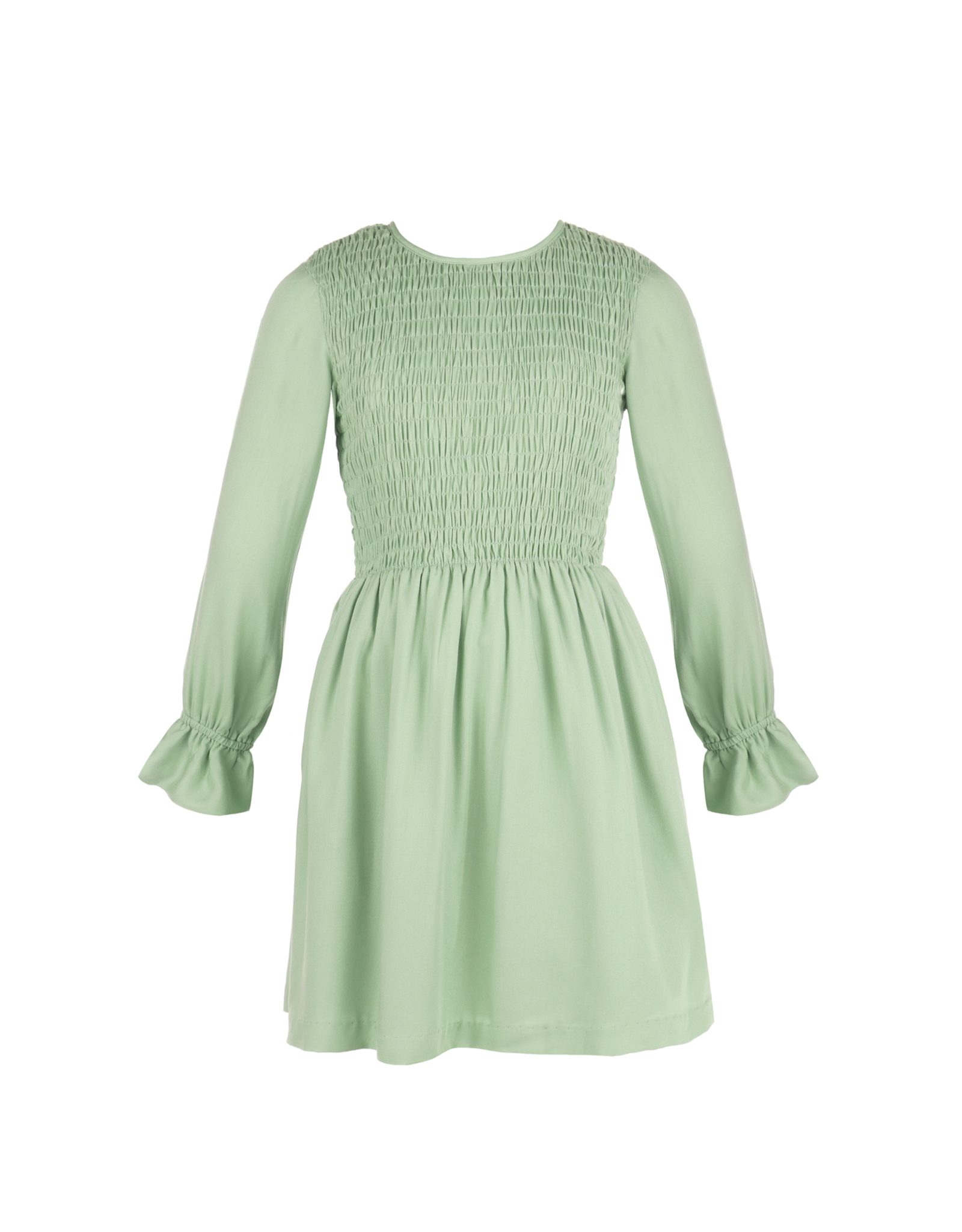 Gabby The Carla Shirred Dress, Aqua
