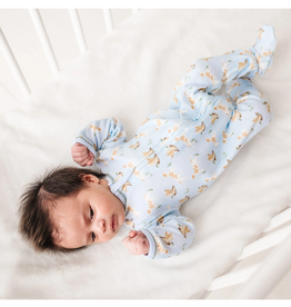 Magnolia Baby Duck and Hound Sky Zip Footie