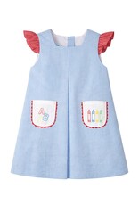 Krewe Kids Gabby Pleat Dress, ABC Gingham