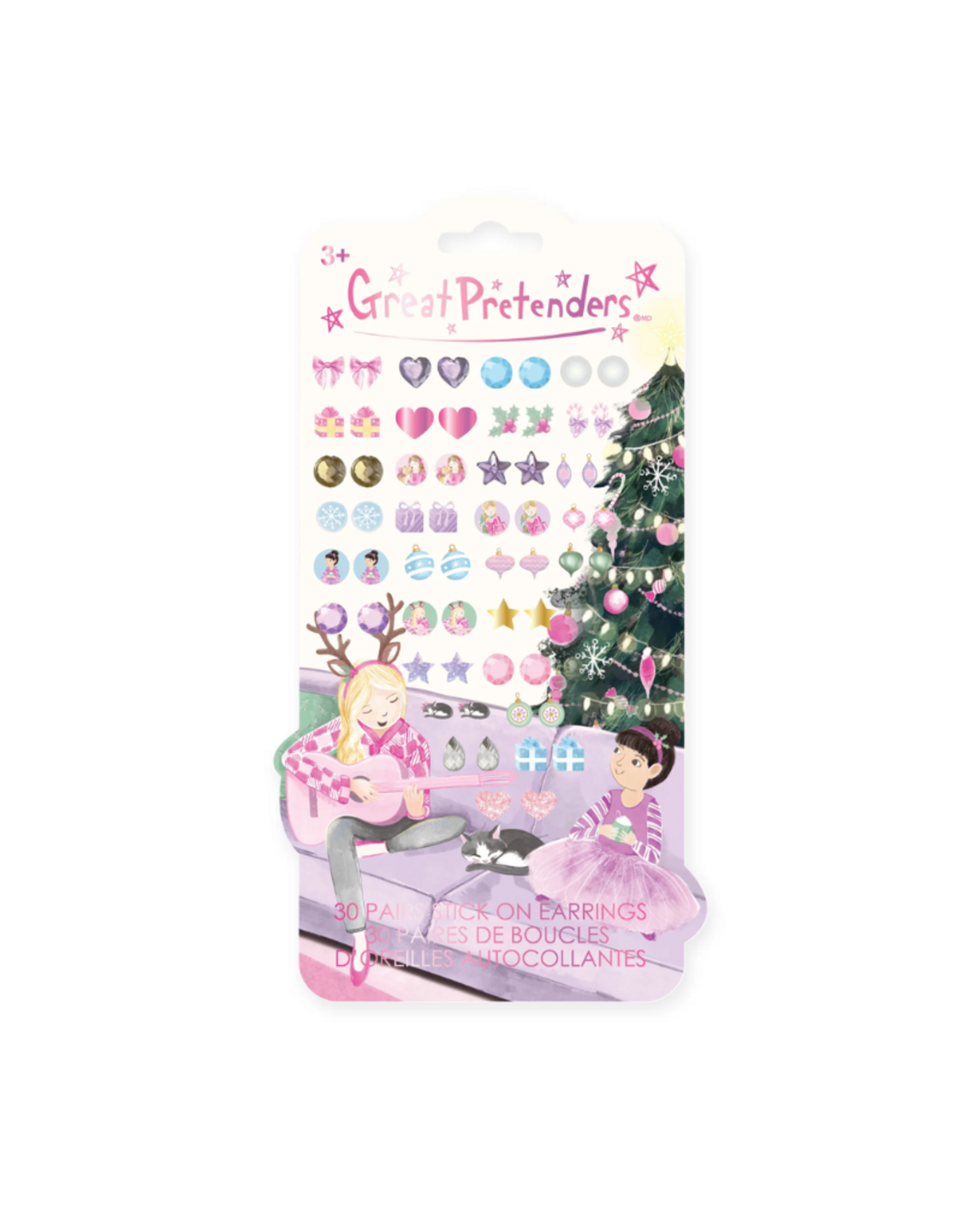 Great Pretenders Holiday Sticker Earrings