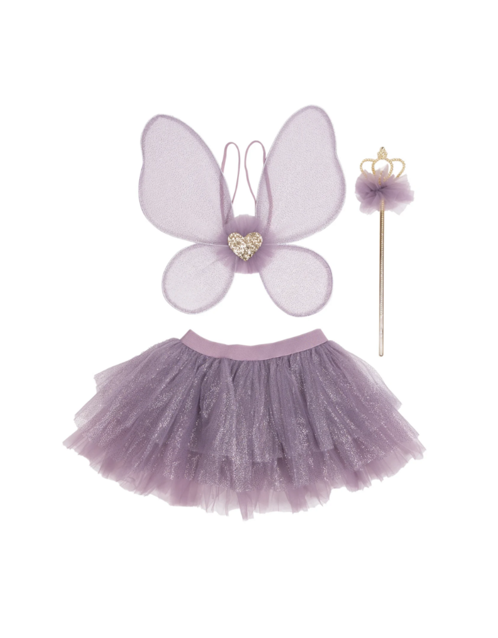 Great Pretenders Royal Fairy Princess Skirt Set, Purple 4-6
