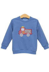 Trotter Street Kids French Terry Pullover, Fire Truck