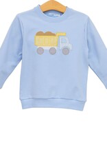 Trotter Street Kids French Terry Pullover, Dump Truck