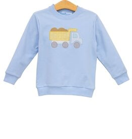 Trotter Street Kids French Terry Pullover, Dump Truck