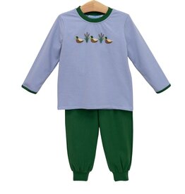 Trotter Street Kids Mallard Trio Pant Set