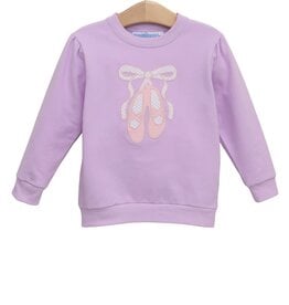 Trotter Street Kids French Terry Pullover, Ballet Shoes