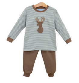 Trotter Street Kids Deer Pant Set