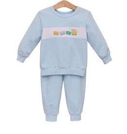 Trotter Street Kids Train Jogger Set