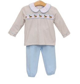 Trotter Street Kids Mallard Migration Bloomer Pant Set