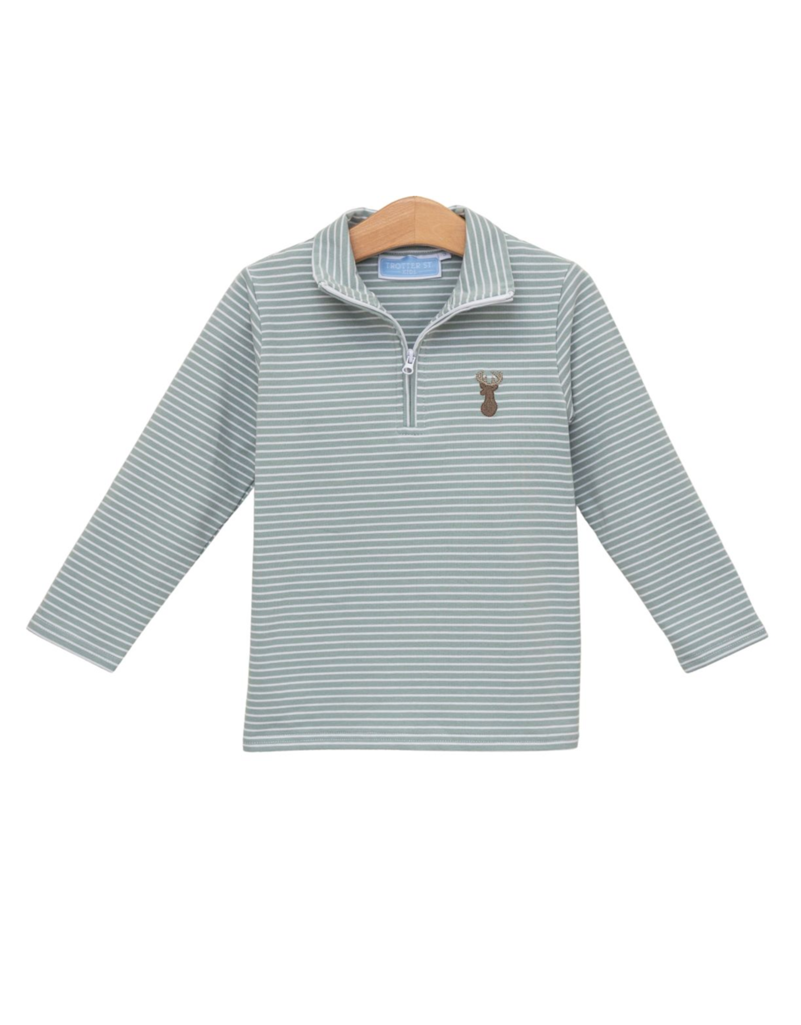 Trotter Street Kids Deer 1/4 Zip Pullover
