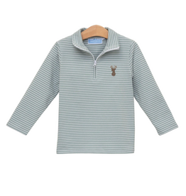 Trotter Street Kids Deer 1/4 Zip Pullover