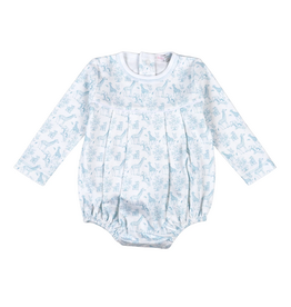 Baby Loren Blue Baby Safari Pima Bubble