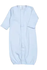 Baby Loren Blue Conv Gown Blue Picot Trim