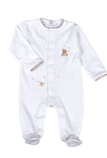 Baby Loren Honey Bear Pima Footie