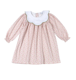 Baby Loren Melody Pima Scallop Collar Dress