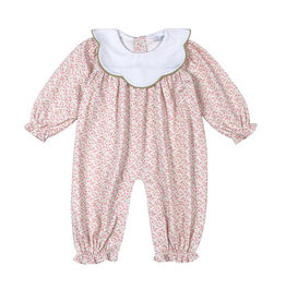 Baby Loren Melody Pima Scallop Collar Romper