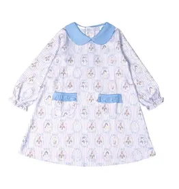 Baby Loren Royal and Charm Pima Scallop Collar Dress