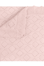 Feltman Brothers Lux Pointelle Knit Blanket, Pink