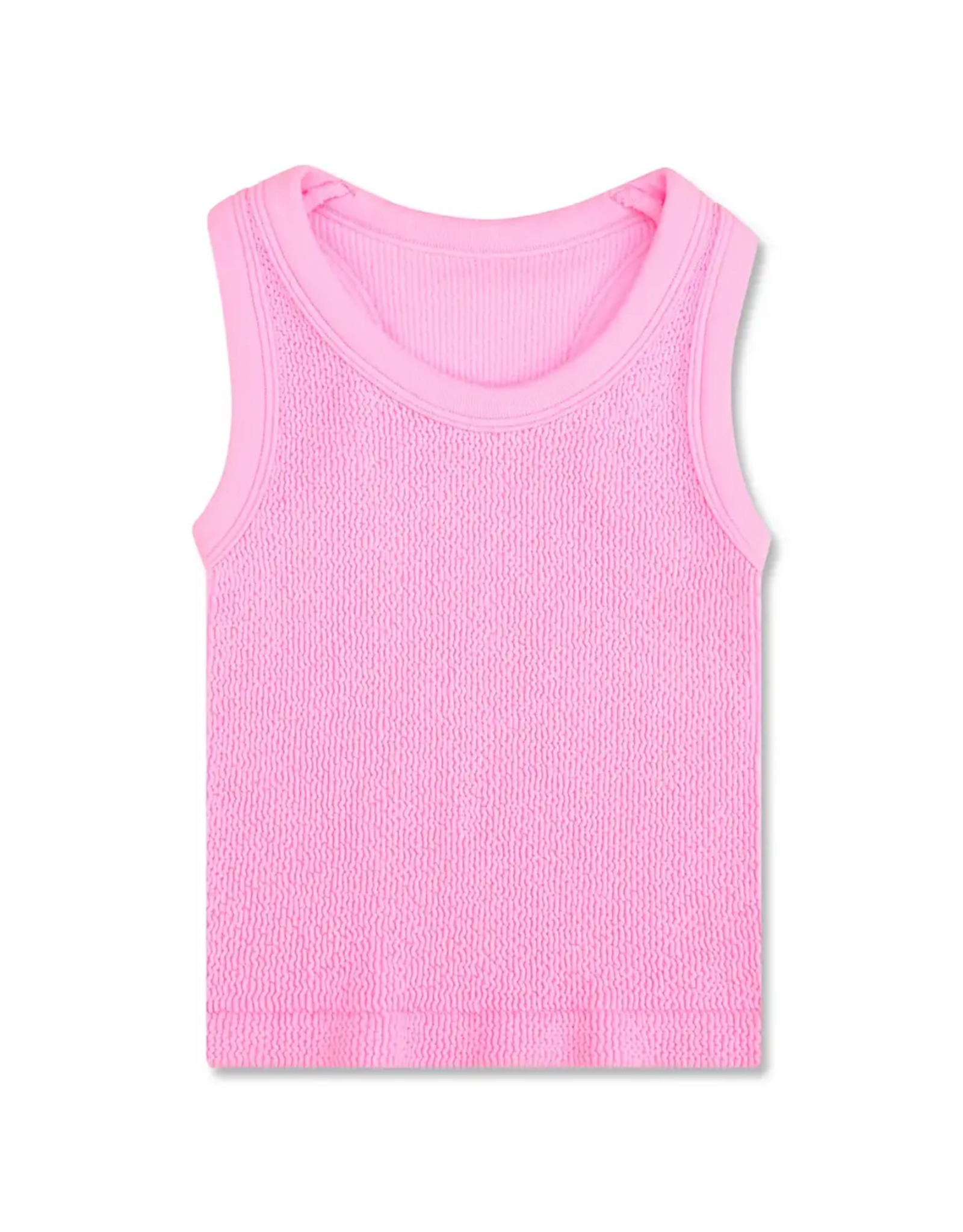Iscream Rose Smocked Racerback Tank Top