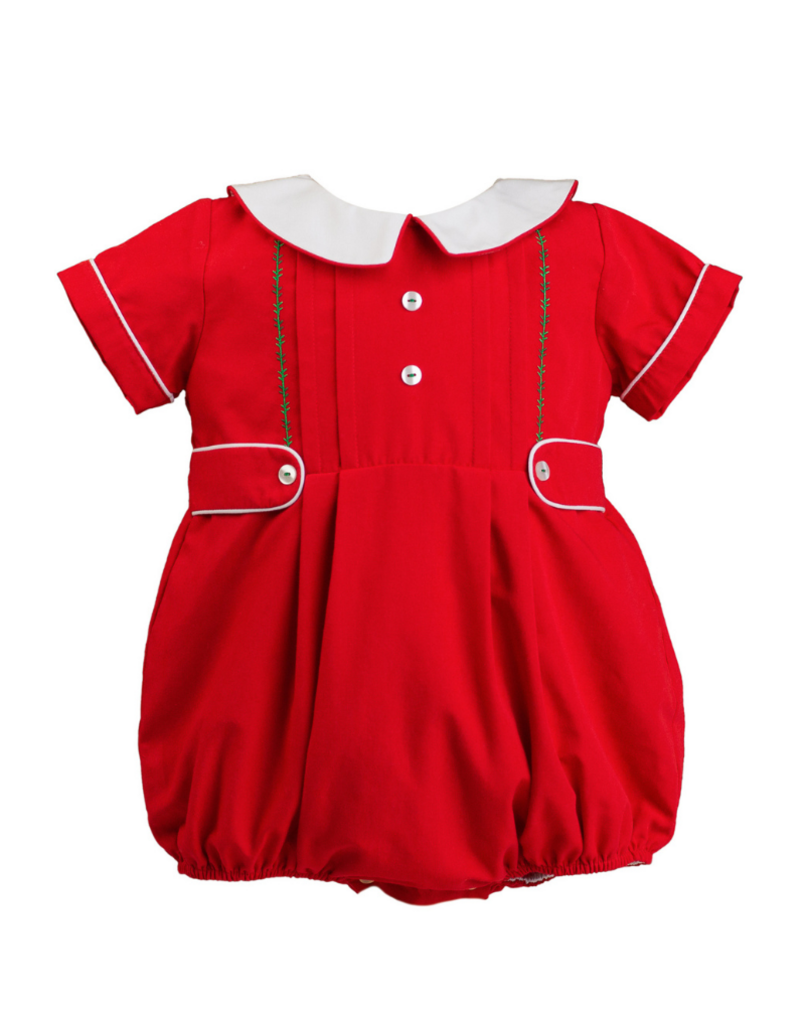 The Proper Peony Red Holiday Boy Bubble *PRESALE*