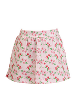 The Proper Peony Zinnia Blooms Scallop Pima Skort *PRESALE*