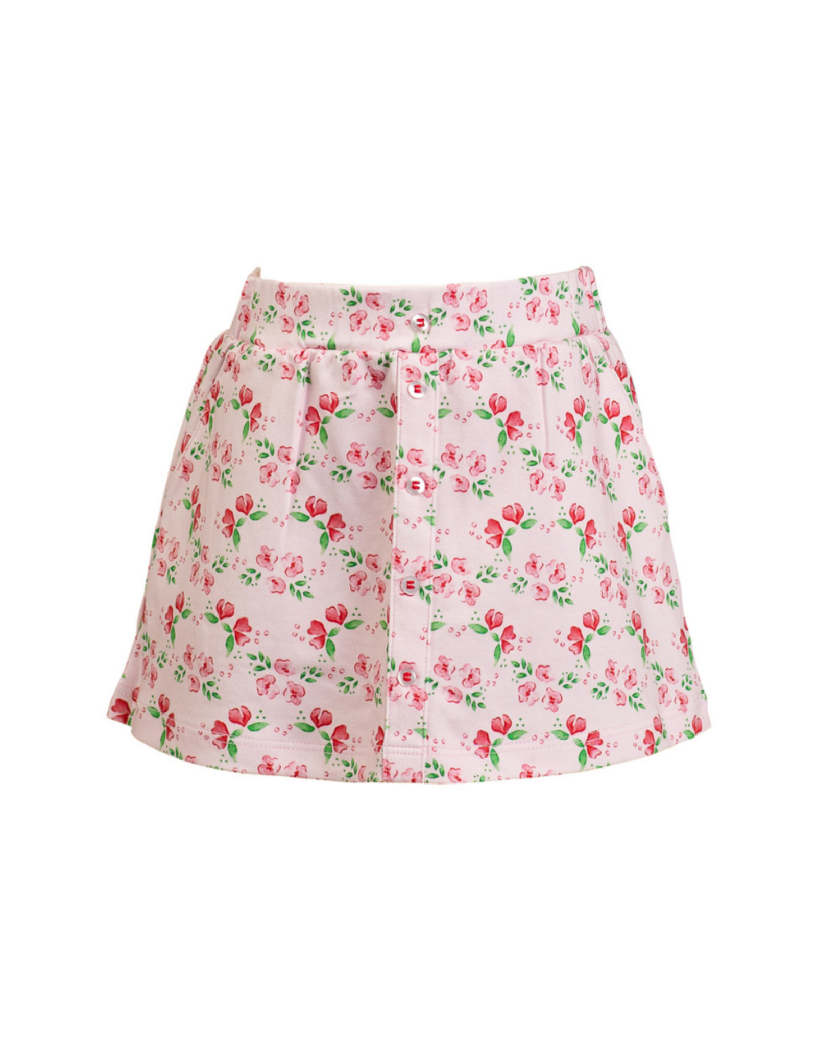 The Proper Peony Zinnia Blooms Scallop Pima Skort *PRESALE*