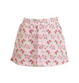 The Proper Peony Zinnia Blooms Scallop Pima Skort *PRESALE*