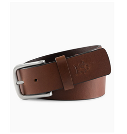 Southern Tide Youth Leather Belt, Light Brown