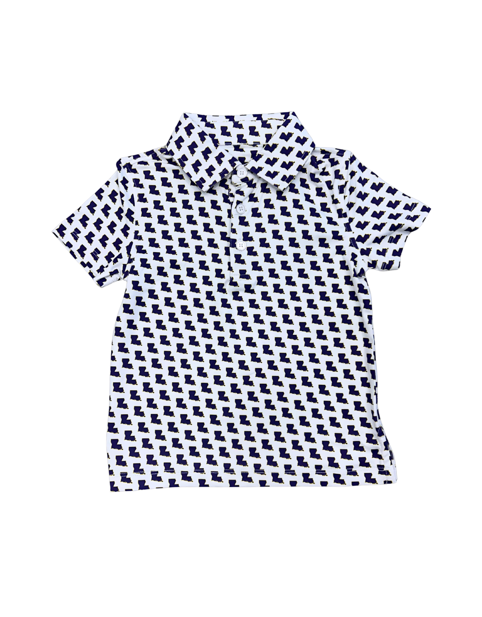Louisiana Outline Performance Polo