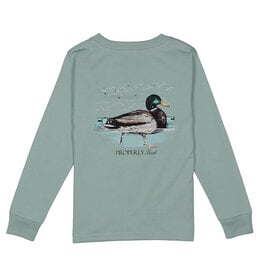 Properly Tied Swimming Mallard LS-Marine Mist