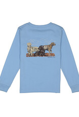 Properly Tied Hunting Dogs LS Light Blue