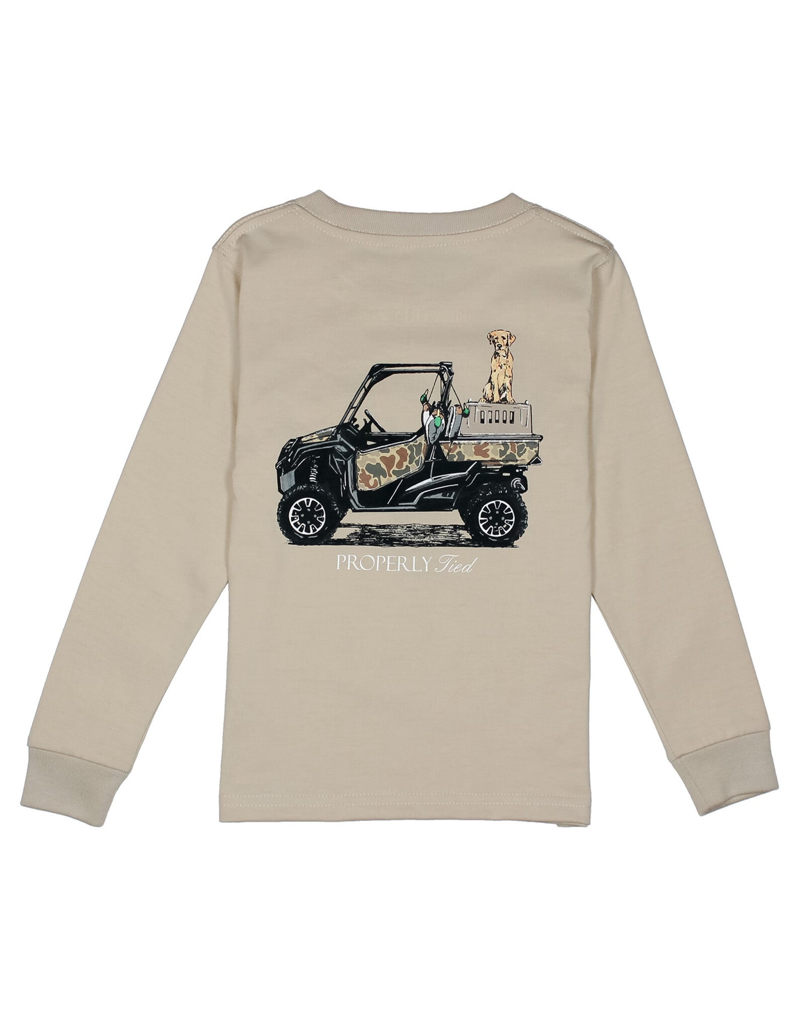 Properly Tied Trail Tradition LS T-Shirt, Linen