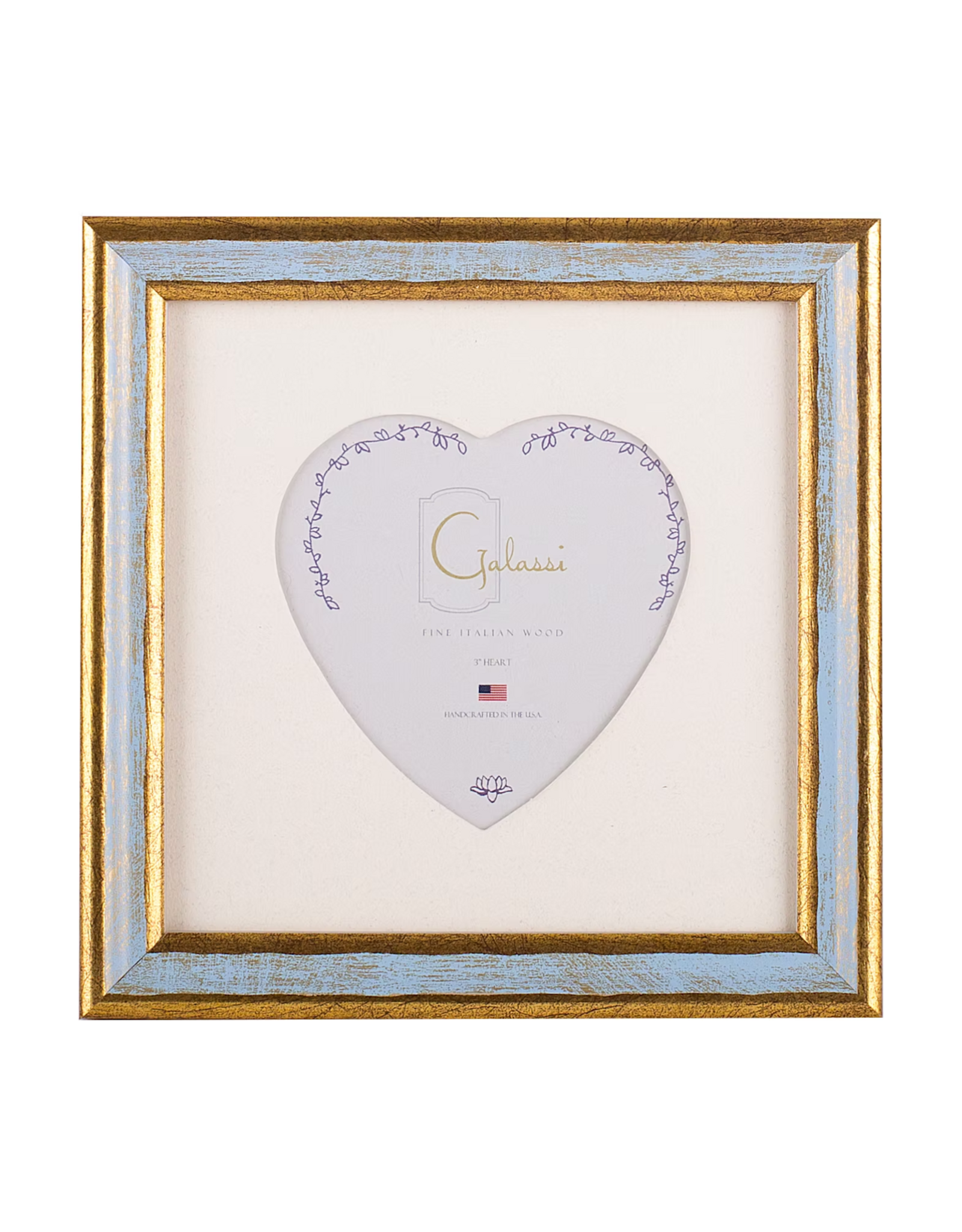 Galassi 3x3 Heart Mat Frame