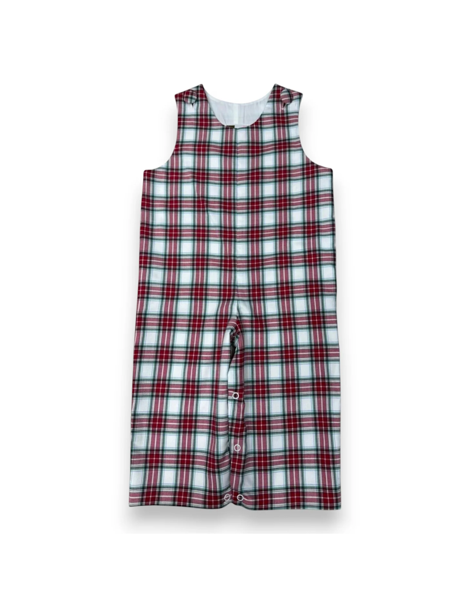 Banana Split Red Plaid Boys Longall