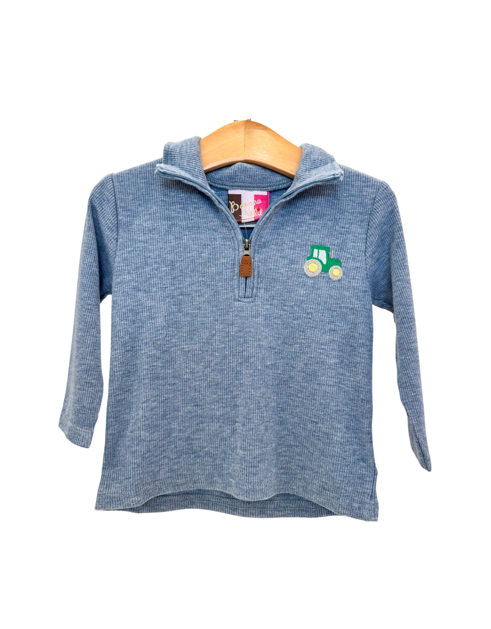Banana Split Tractor Boys 1/4 Zip Pullover