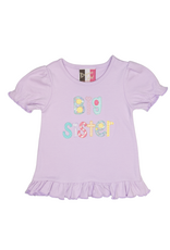 Banana Split Big Sister Applique T-Shirt