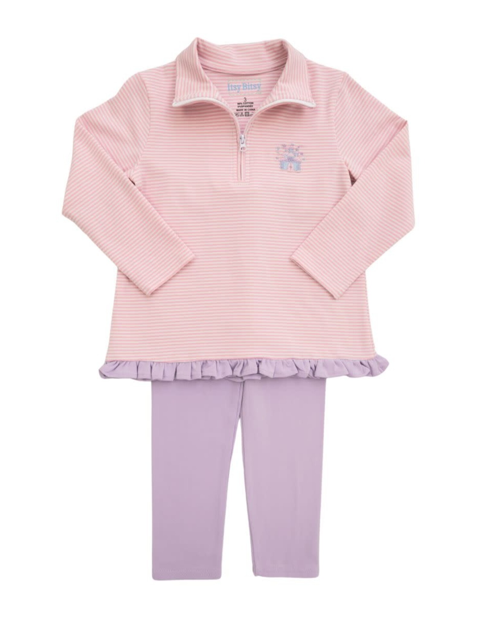 Itsy Bitsy Castle 1/4 Zip Pullover Set