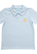 Itsy Bitsy Pumpkin Polo Blue Stripe