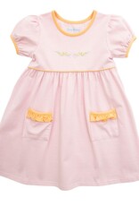 Itsy Bitsy Pumpkin Dress, Pink Stripe