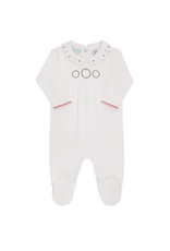 Feltman Brothers Girls Holiday Wreath Cotton Romper