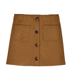 Mayoral Suede Skirt, Caramel