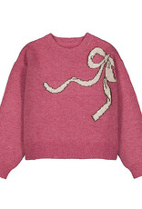 Mayoral Bow Sweater, Red