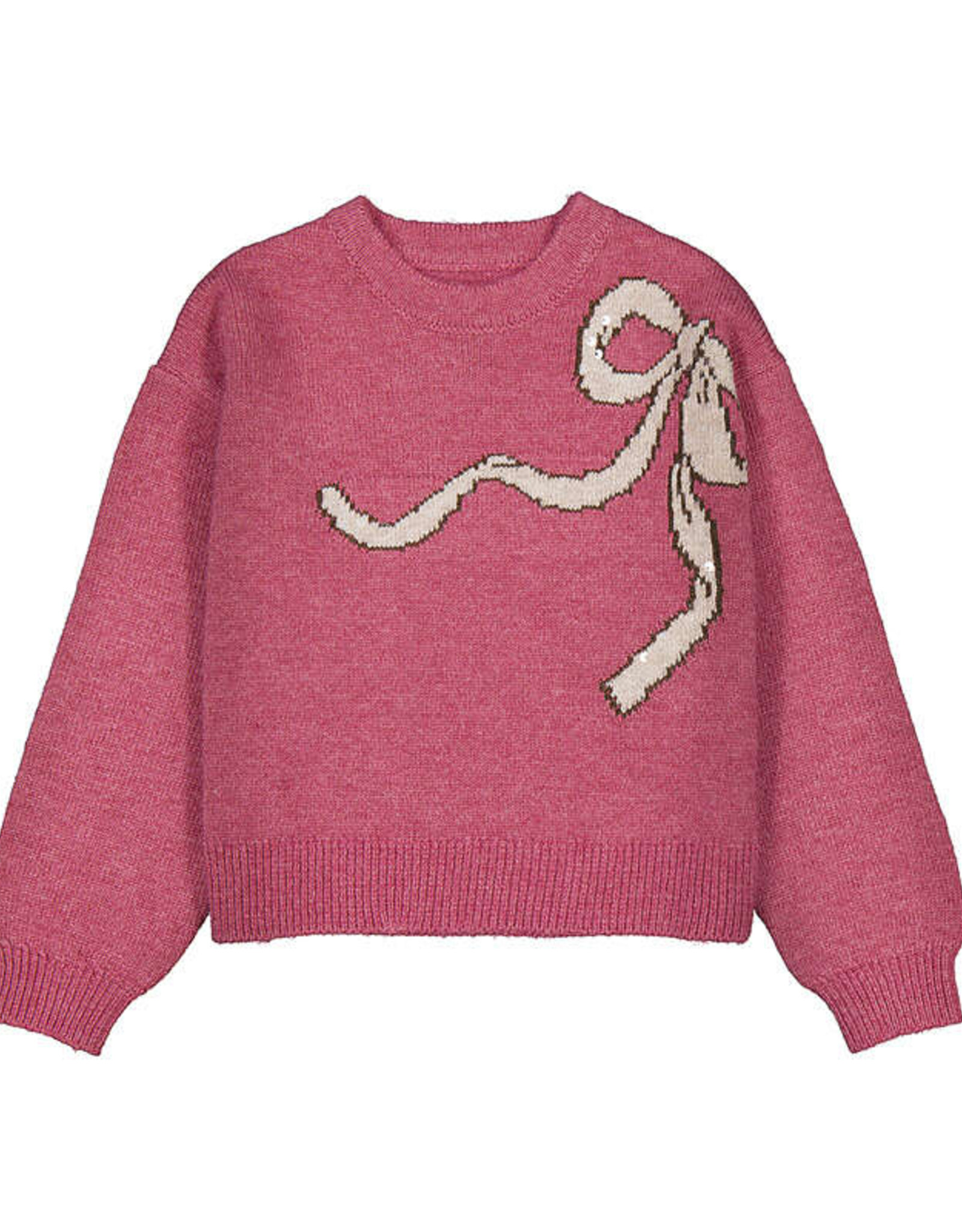 Mayoral Bow Sweater, Red
