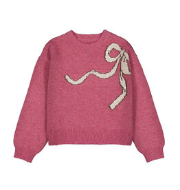 Mayoral Bow Sweater, Red