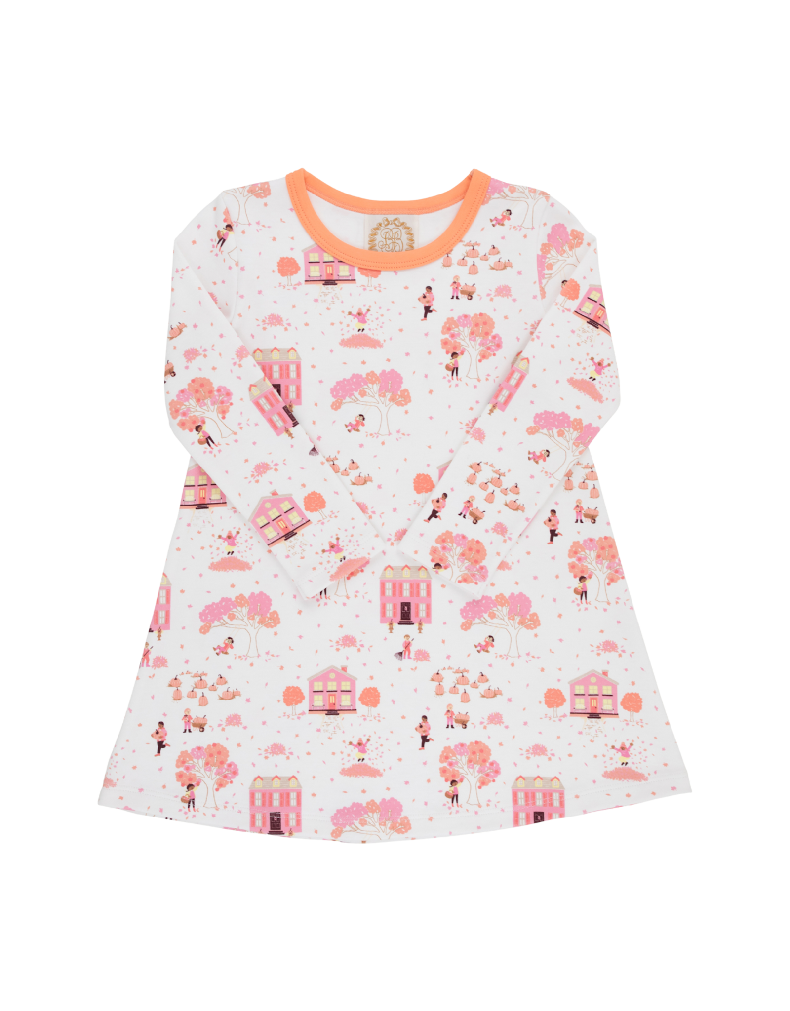 The Beaufort Bonnet Company LS Polly Play Dress, Fall on Fincastle Rd